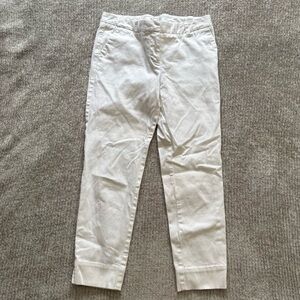 Vineyard Vines Women’s White Stretch Ankle Pants Size 4 Whale Logo